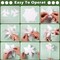 DIY Pinwheels Craft for Kids Blank White Color Your Own Pinwheels Paper Craft Kits for Boys Girls Summer Activities Art Daycare Project Party Favor, 15 Inches